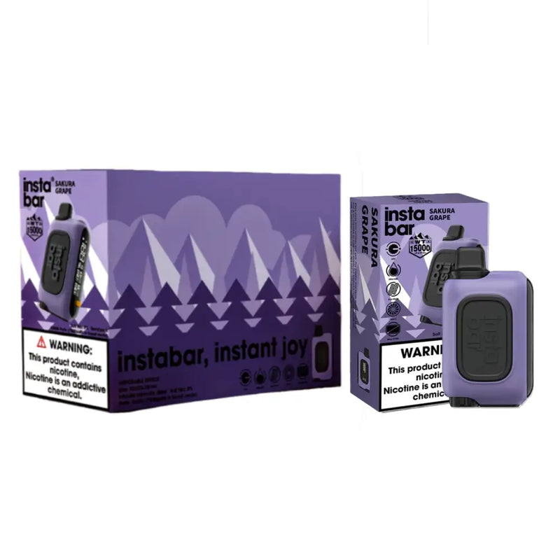 Caixa Instabar WT 15.000 Puffs Atacado – Caixa com 10 unidades